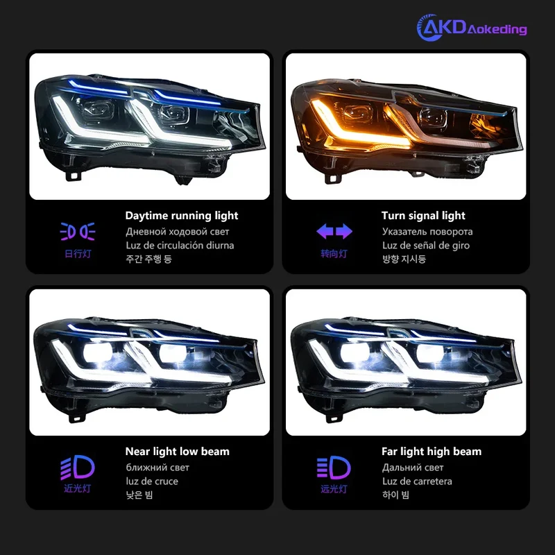 Phares LED BMW X3 F25 X4 F26 2014-2017