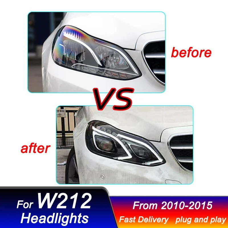 Phares LED Mercedes Classe E W212 2010-2015