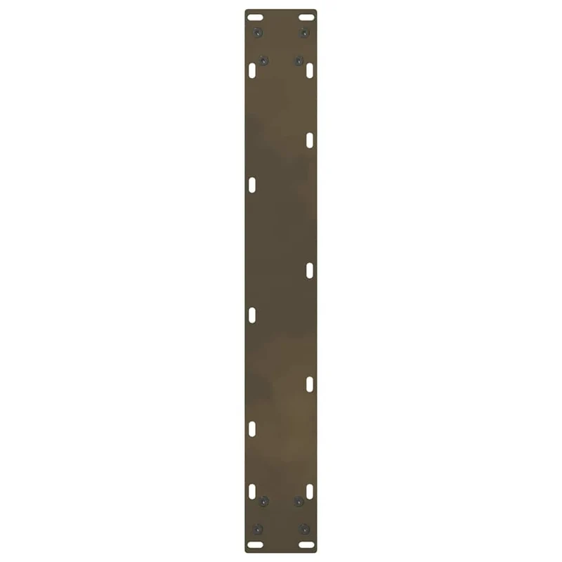Lot de 2 pieds de table de bar en acier thermolaqué 60 x 110 cm robuste avec niveleurs réglables design moderne en acier naturel 02_0057599