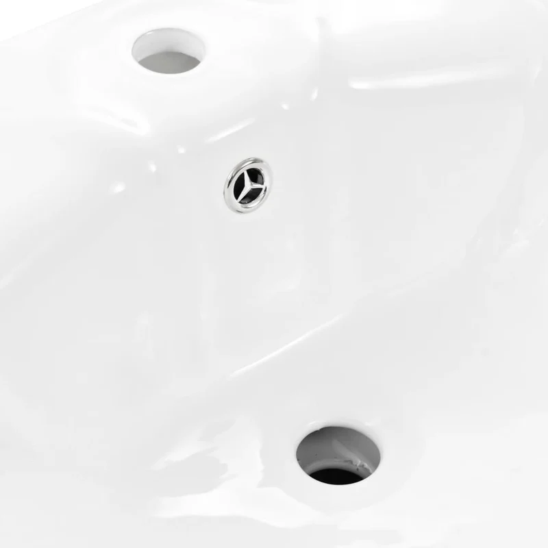 Lavabo autoportant avec socle 58 x 51 cm céramique blanc 02_0002570