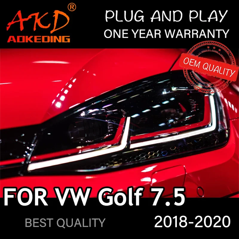 Phares LED VW Golf 7.5 2018-2020