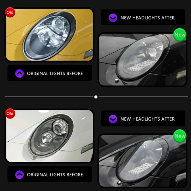 Phares LED Porsche 911 997.1 997.2 2005-2019