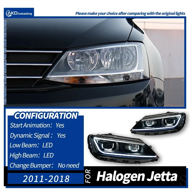 Phares LED Volkswagen Jetta MK6 2011-2018