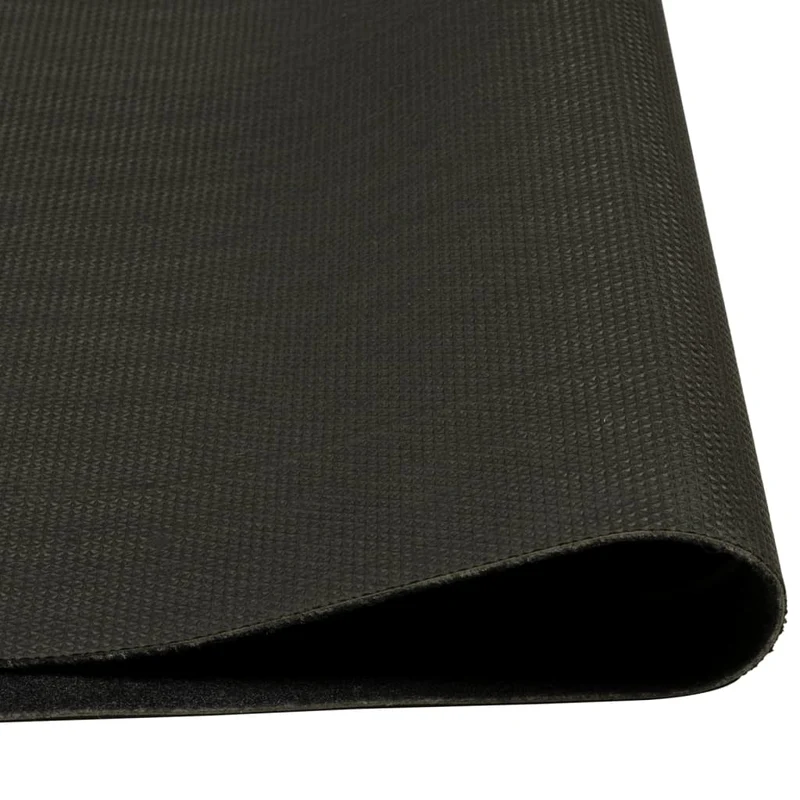 Tapis de cuisine lavable design élégant 150 x 45 cm doux antidérapant en velours noir 02_0056432