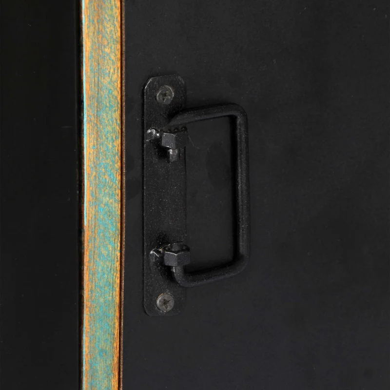 Étagère armoire meuble design bibliothèque 171 cm bois de récupération solide 2702076/2