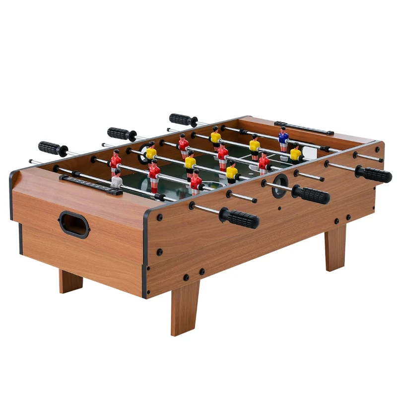 Table de jeu combo 4 en 1 pour enfants et adultes 81 x 43 x 30,5 cm transitions rapides design moderne en MDF naturel 20_0014001