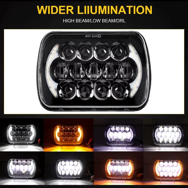 Phares LED Jeep Wrangler YJ Cherokee XJ
