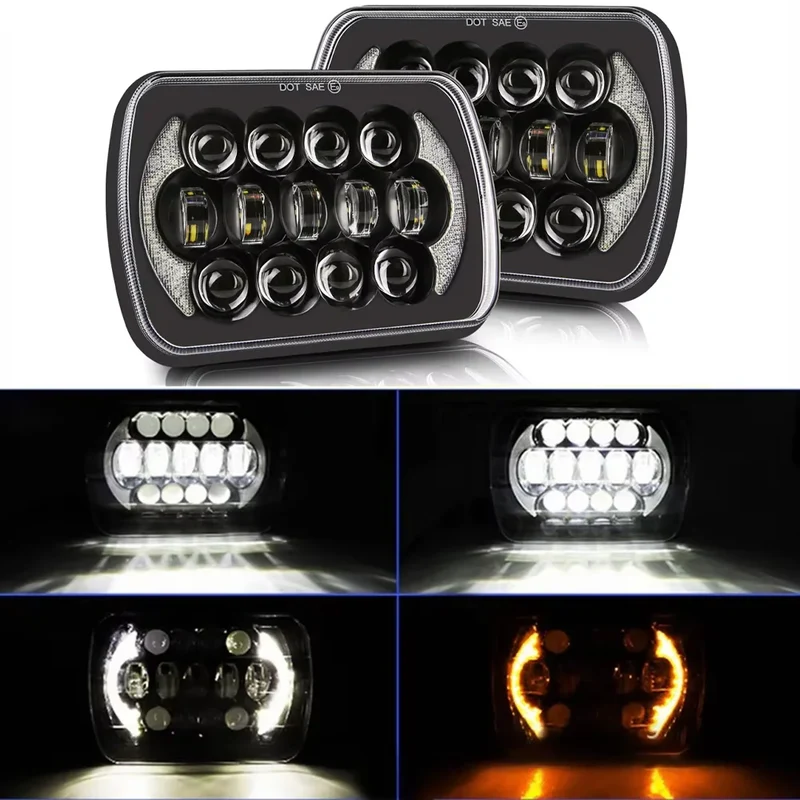 Phares LED Jeep Wrangler YJ Cherokee XJ
