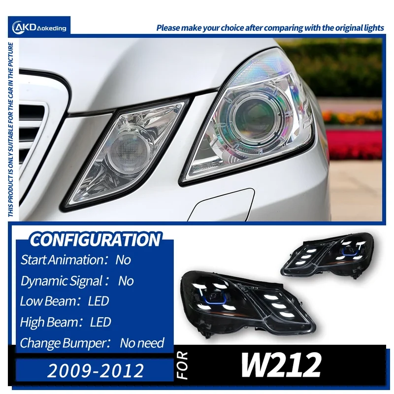 Phares LED Mercedes Classe E W212 2009-2013