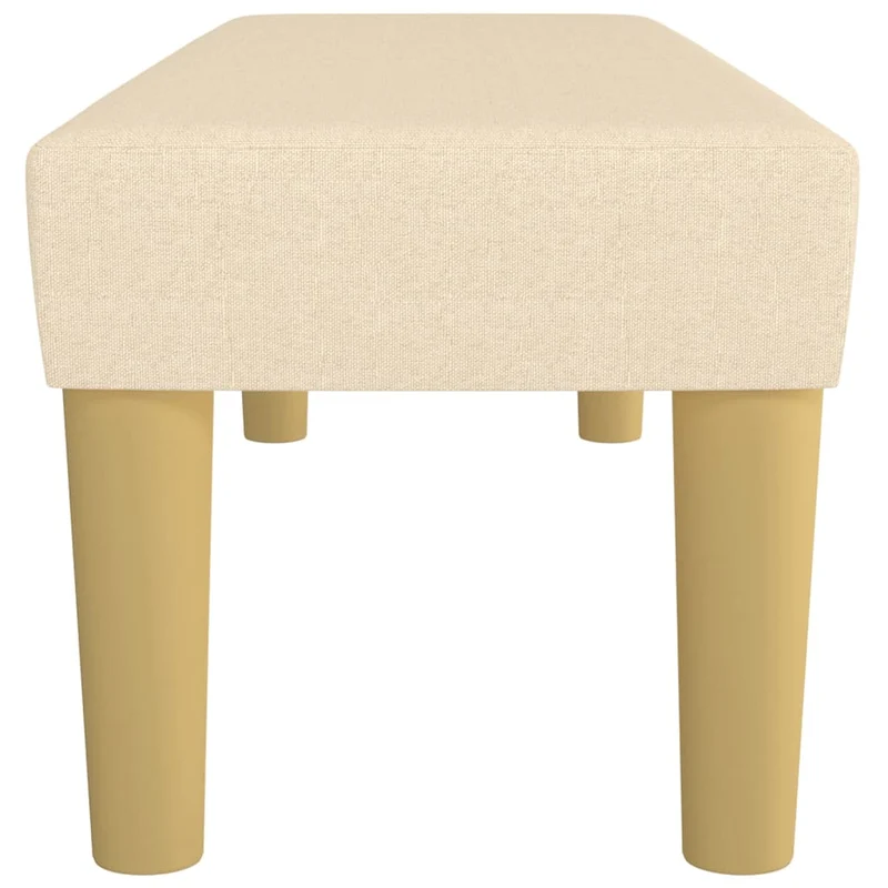 Banc banquette 100 x 30 x 30 cm tissu crème 02_0010479