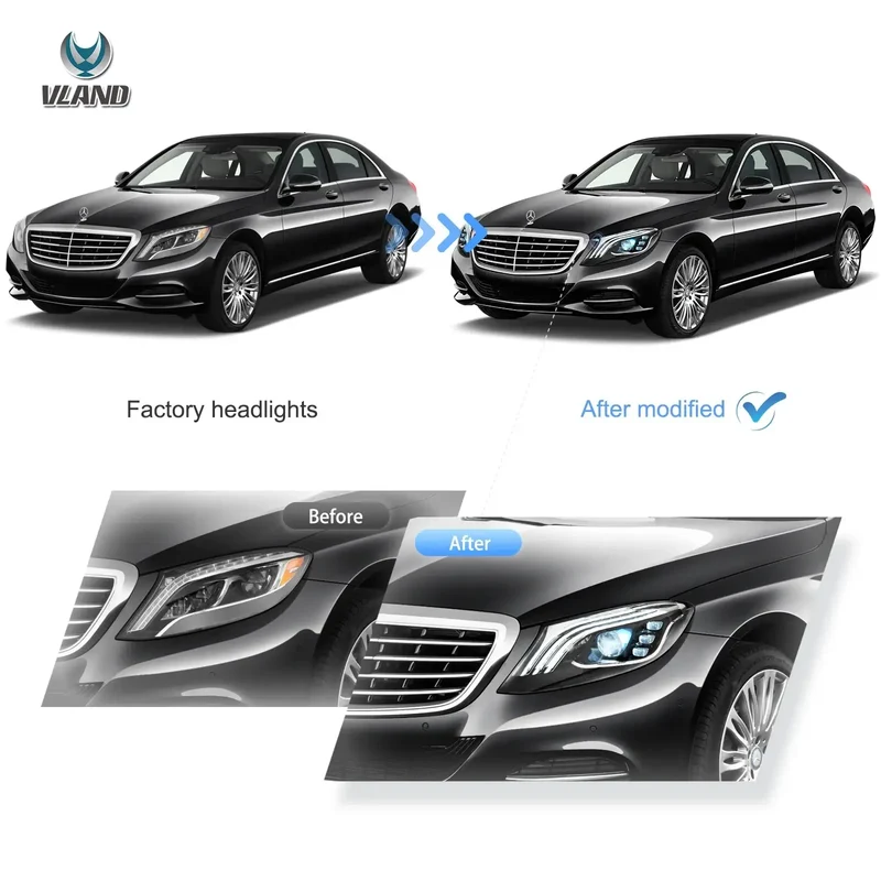 Phares LED Matriciels Mercedes Classe S W222 2014-2017