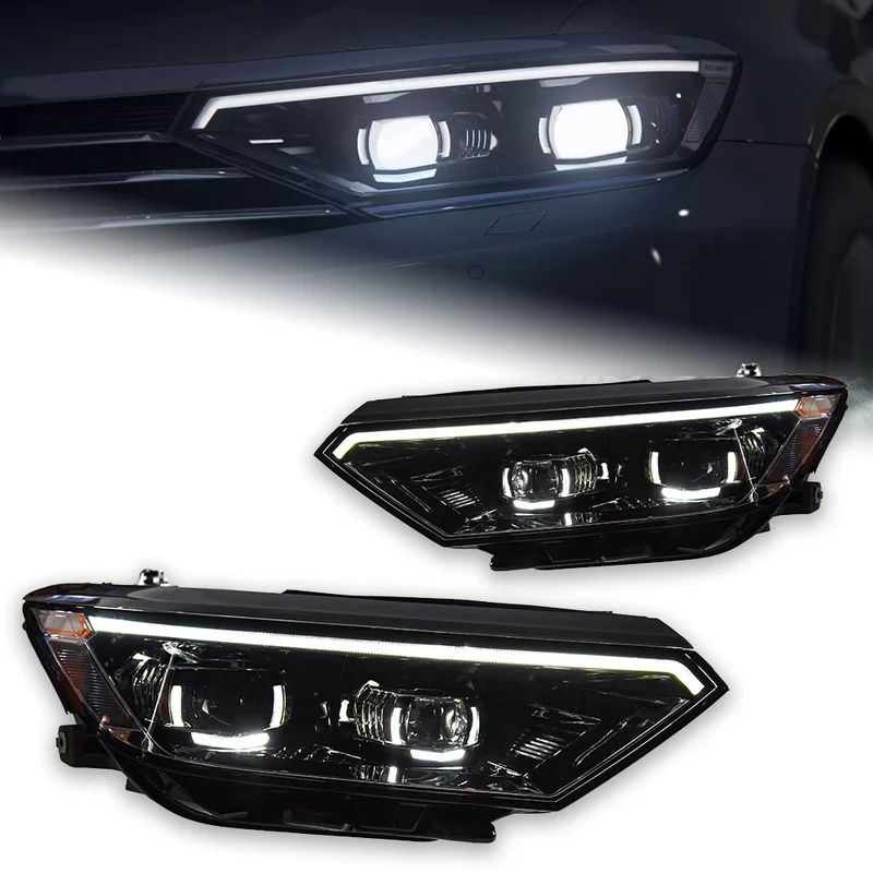 Phares LED Volkswagen Passat B8 2015-2019 anneaux Angel Eye
