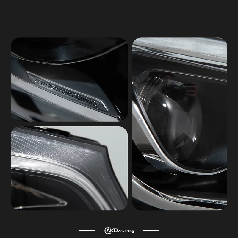 Phares LED Mercedes Classe A W176 2013-2018 Angel Eyes