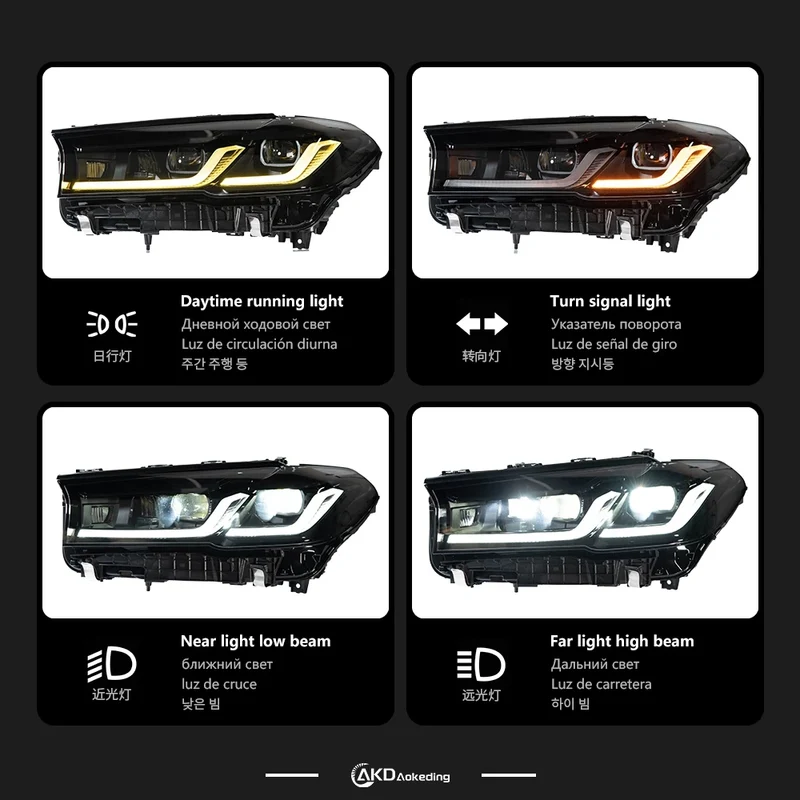 Phares LED BMW Série 5 G30 2018-2023