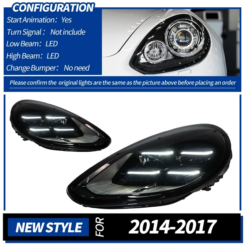 Phares LED Avant Porsche Panamera 970 2010-2017