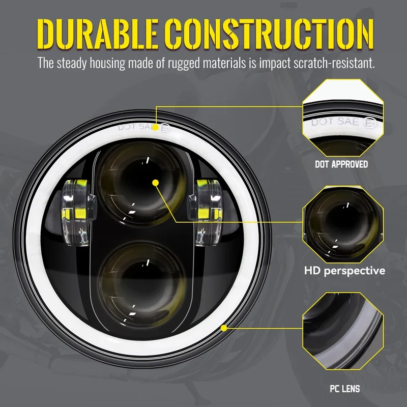 Phares LED Ronds BMW E30 325i 528i 535i 735i