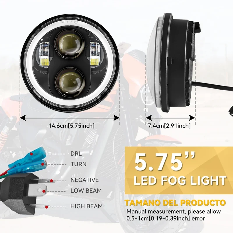 Phares LED Ronds BMW E30 325i 528i 535i 735i