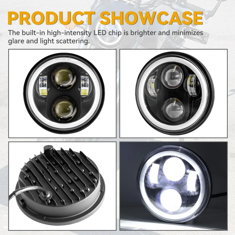 Phares LED Ronds BMW E30 325i 528i 535i 735i