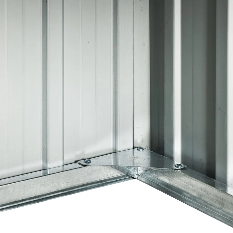 Abri pour robot de jardin 92 x 97 x 63 cm acier galvanisé gris 02_0022392