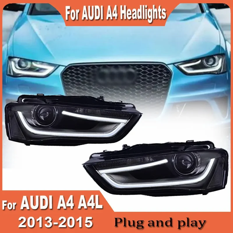 Phares LED Audi A4 B8 2013-2016 configuration haute