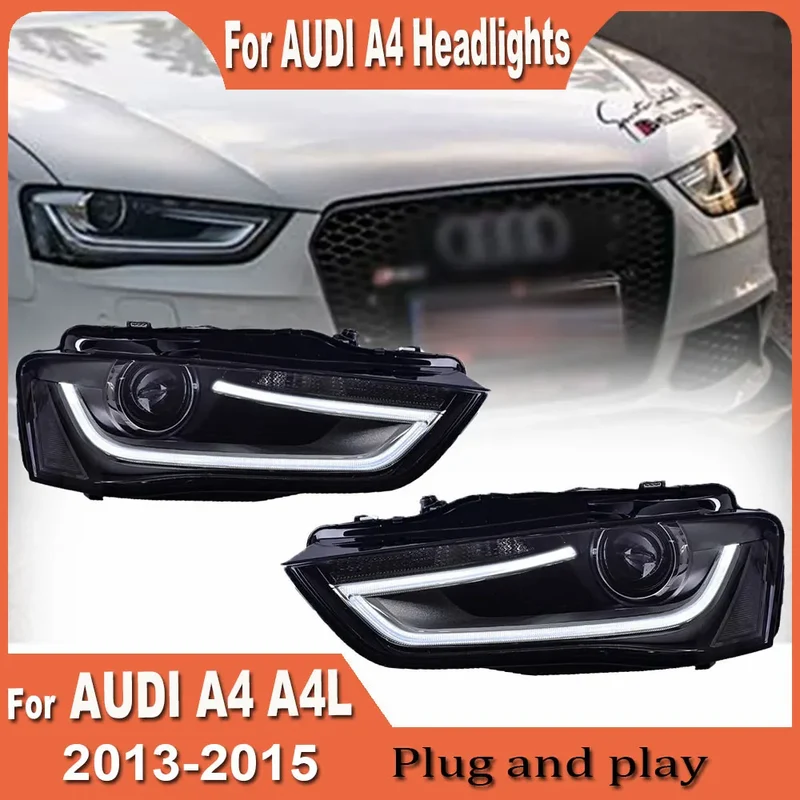 Phares LED Audi A4 B8 2013-2016 configuration haute