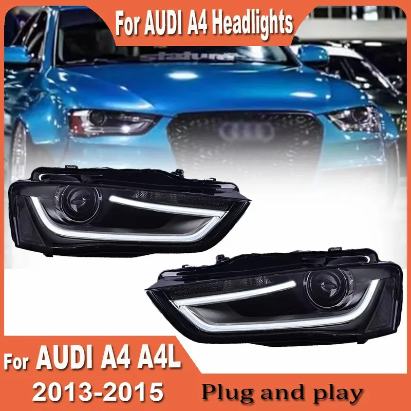 Phares LED Audi A4 B8 2013-2016 configuration haute