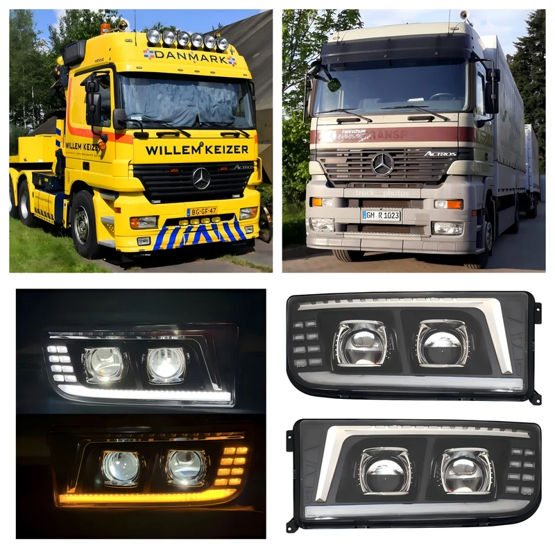 Phares LED Camion Mercedes Actros Axor 24V