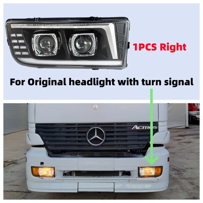 Phares LED Camion Mercedes Actros Axor 24V