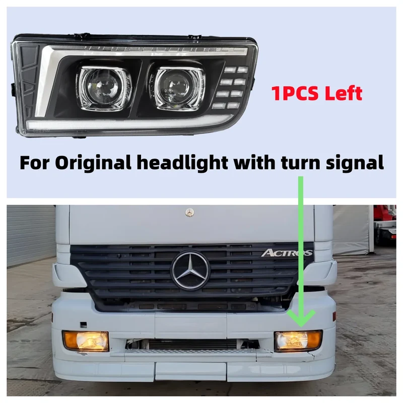 Phares LED Camion Mercedes Actros Axor 24V