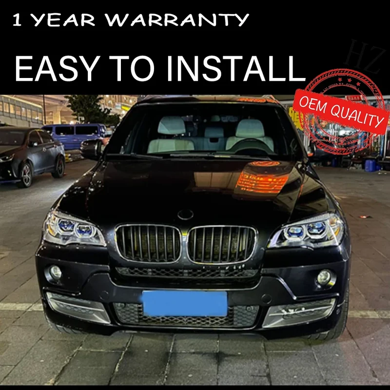 Phares LED BMW X5 E70 2007-2013 lentille Hella SG H7
