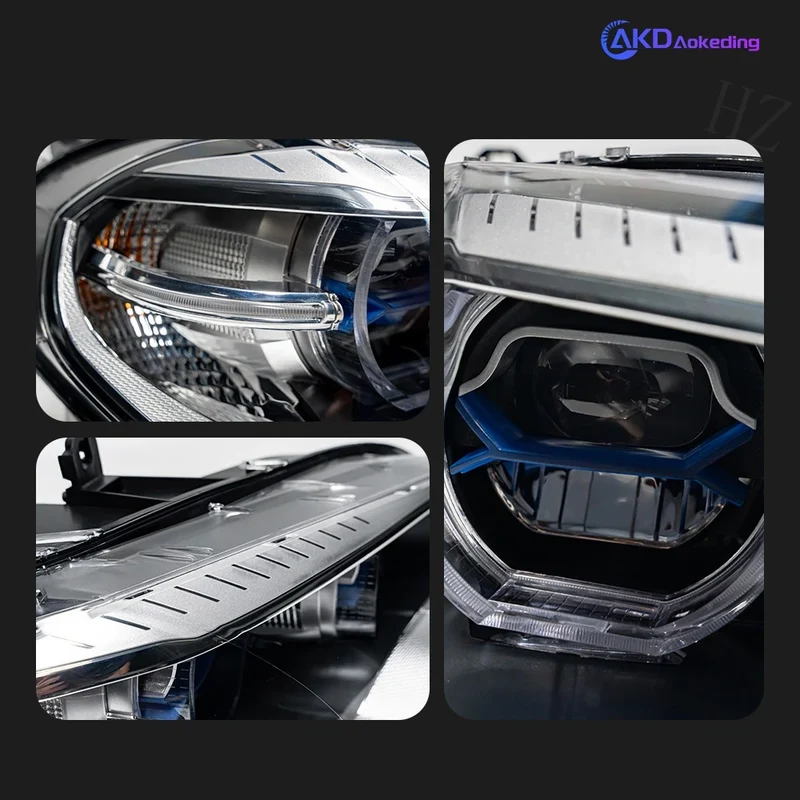 Phares LED BMW X5 E70 2007-2013 lentille Hella SG H7