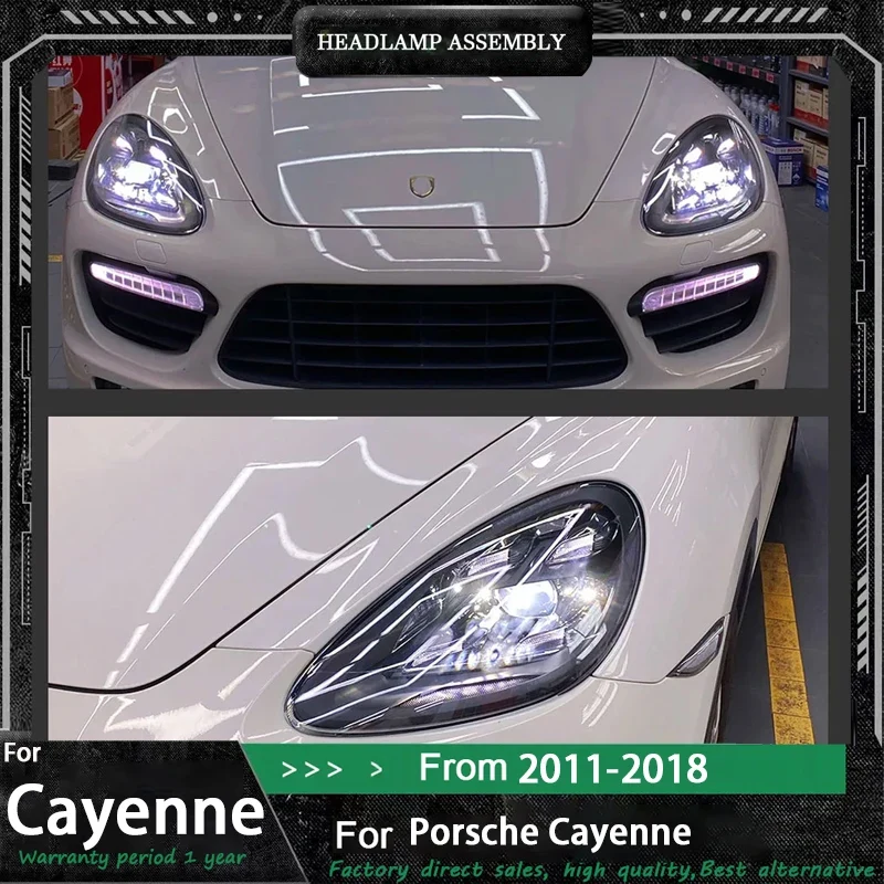 Phares LED Matrice Porsche Cayenne 958 2011-2018