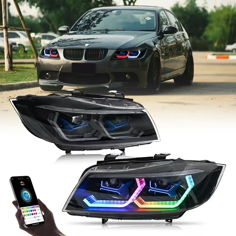 Phares LED RGB BMW Série 3 E90 2005-2012