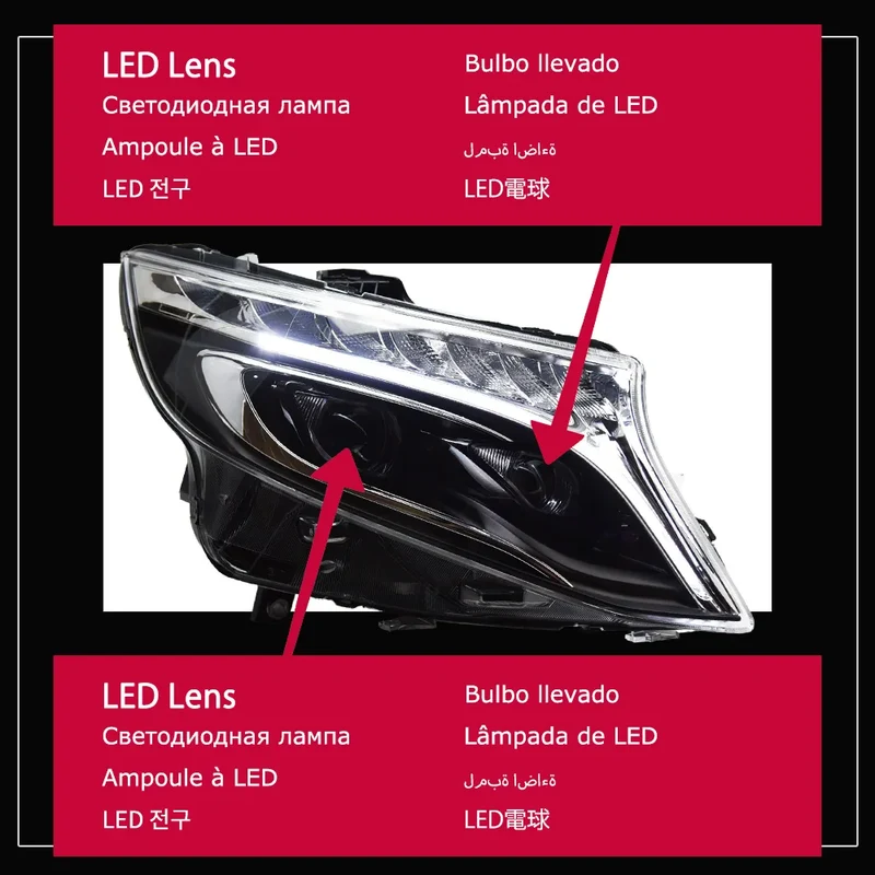 Phares LED Mercedes Vito W447 2015-2022