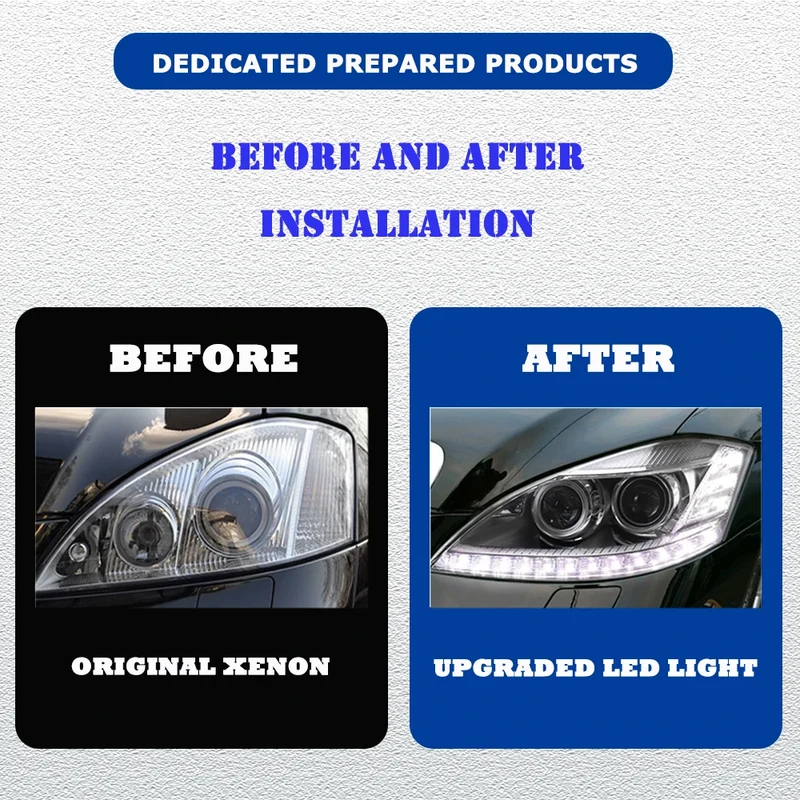 Phares LED Mercedes Classe S W221 2006-2009