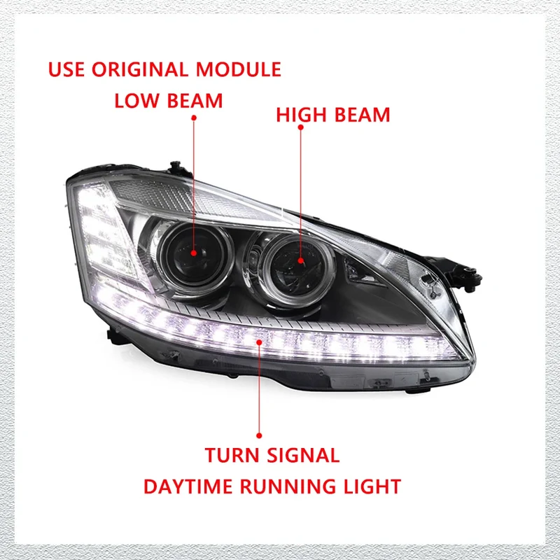 Phares LED Mercedes Classe S W221 2006-2009