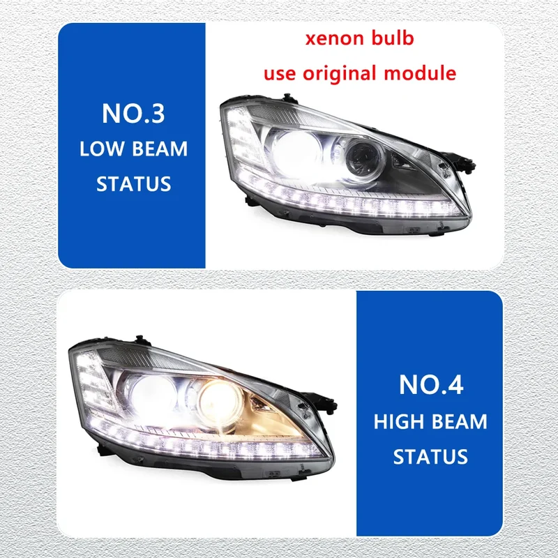 Phares LED Mercedes Classe S W221 2006-2009