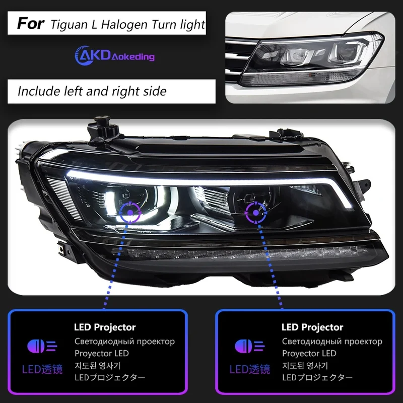 Phares LED VW Tiguan L 2017-2022