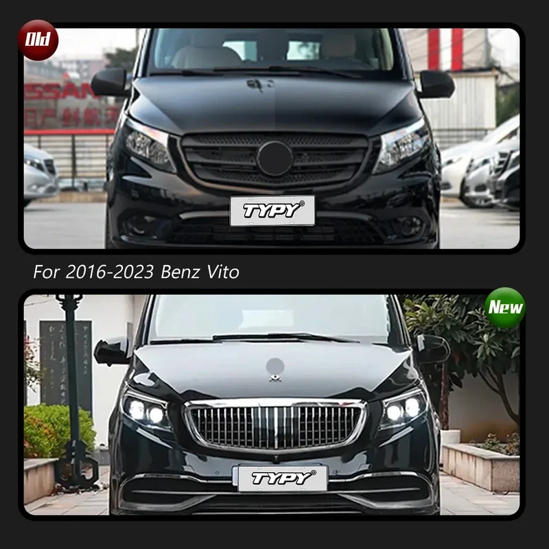 Phares LED Mercedes Vito W447 2016-2023 à défilement dynamique