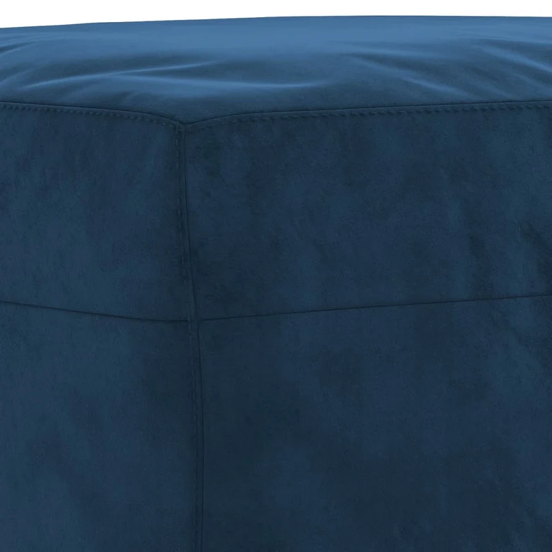 Banc banquette bleu 70 x 35 x 41 cm velours 02_0010684