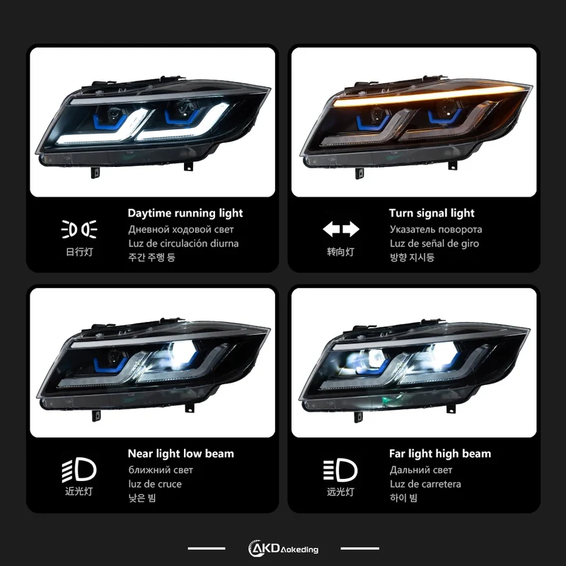 Phares LED BMW E90 2005-2012