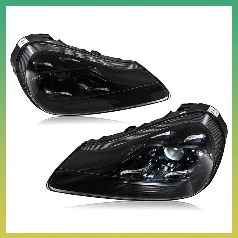 Phares LED Porsche Cayenne 957 2007-2010 à lentille de projection