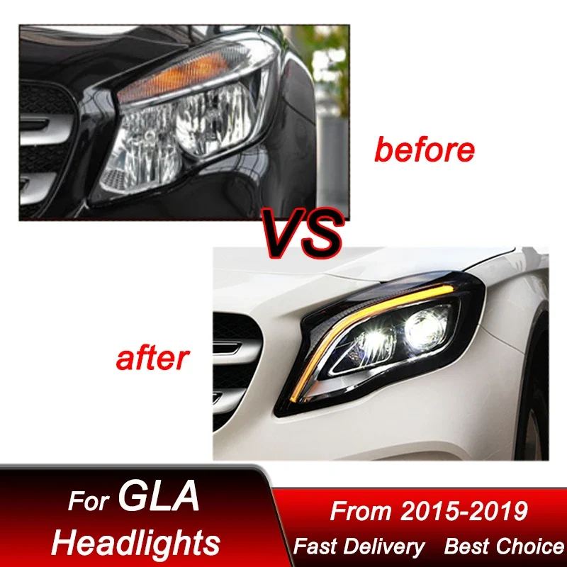 Phares LED Mercedes GLA X156 2015-2020