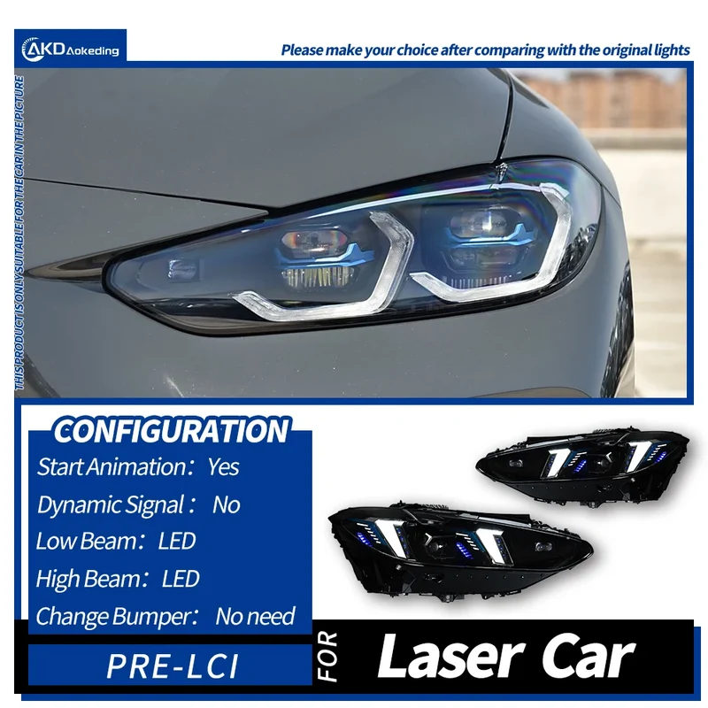 Phares LED BMW Série 4 G22 G82 G23 2020-2023