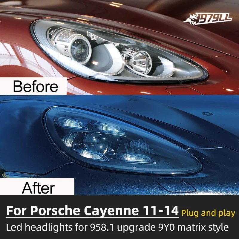 Phares LED Porsche Cayenne 958.1 2011-2014