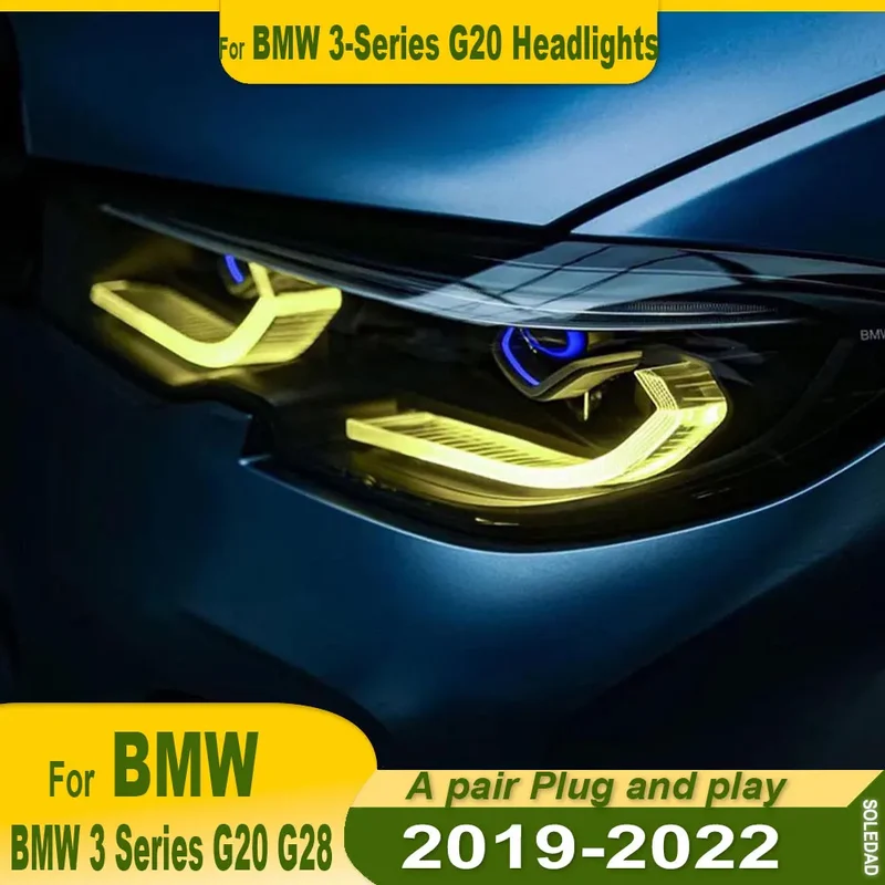 Phares Laser LED BMW Série 3 G20 G28 2019-2022