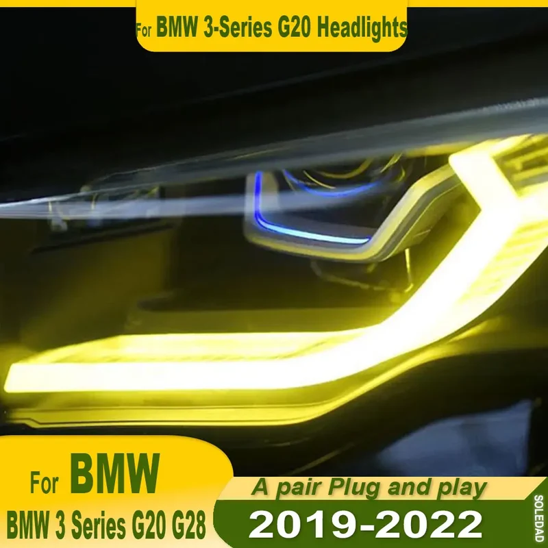 Phares Laser LED BMW Série 3 G20 G28 2019-2022