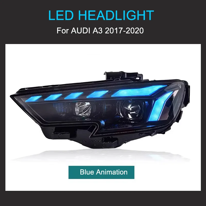 Phares LED Audi A3 S3 8V 2017-2020