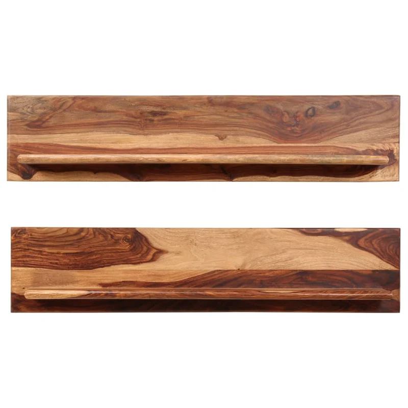 Étagère meuble design murales 2 pcs 118 cm bois massif 2702234/2