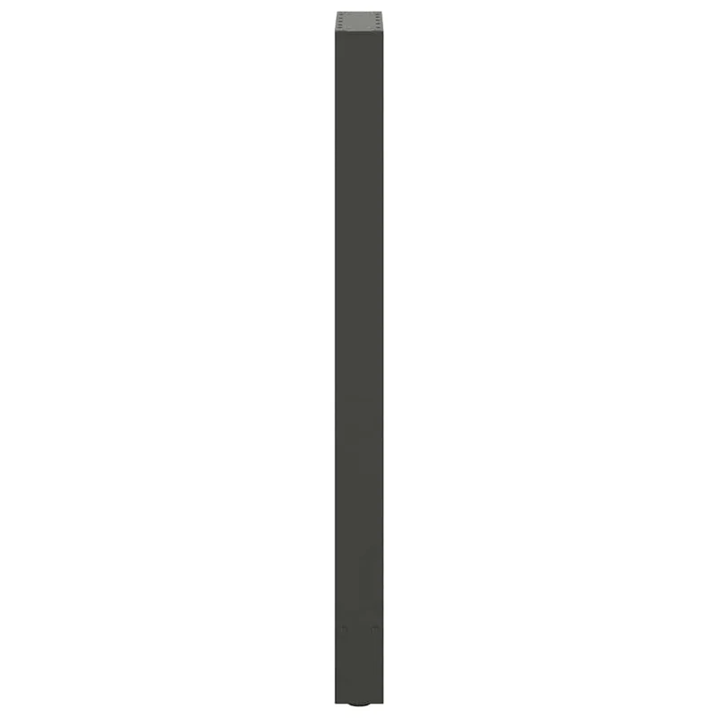 Lot de 2 pieds de table de bar modernes avec niveleurs réglables 50 x 110 cm en acier anthracite 02_0057594